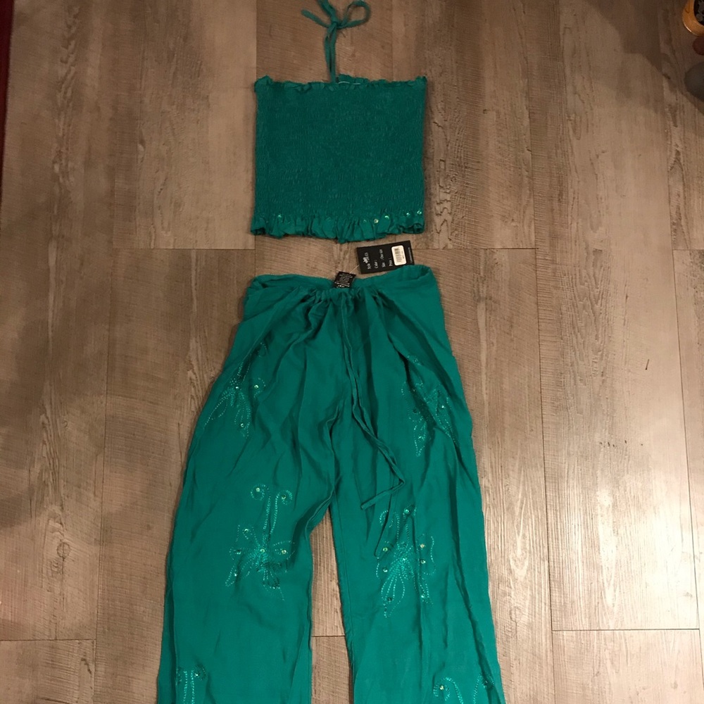 CYN tube top and matching pants